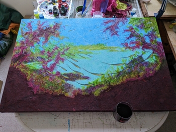 'Lorraine's Ocean' Original